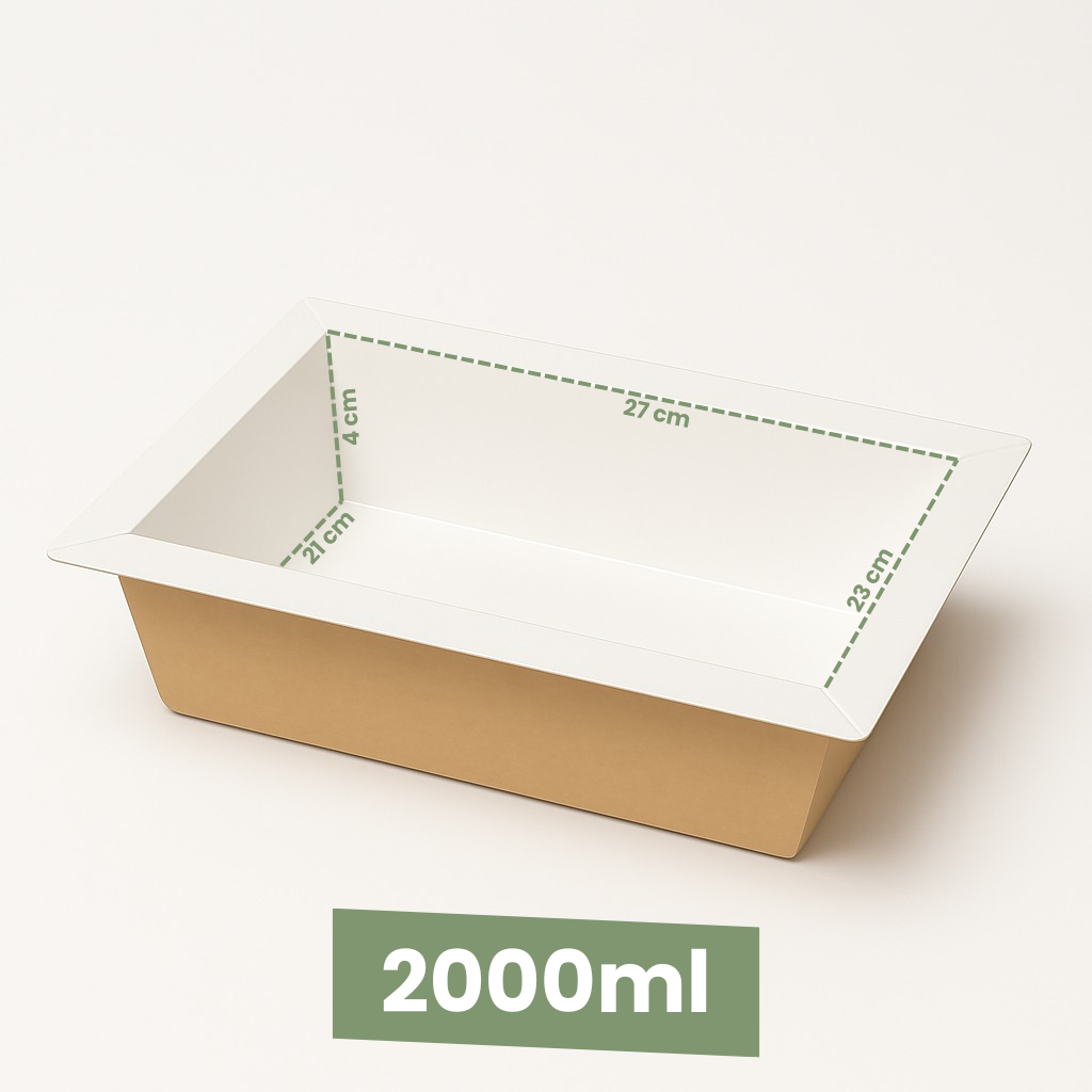 Marmita Retangular - 2000ml